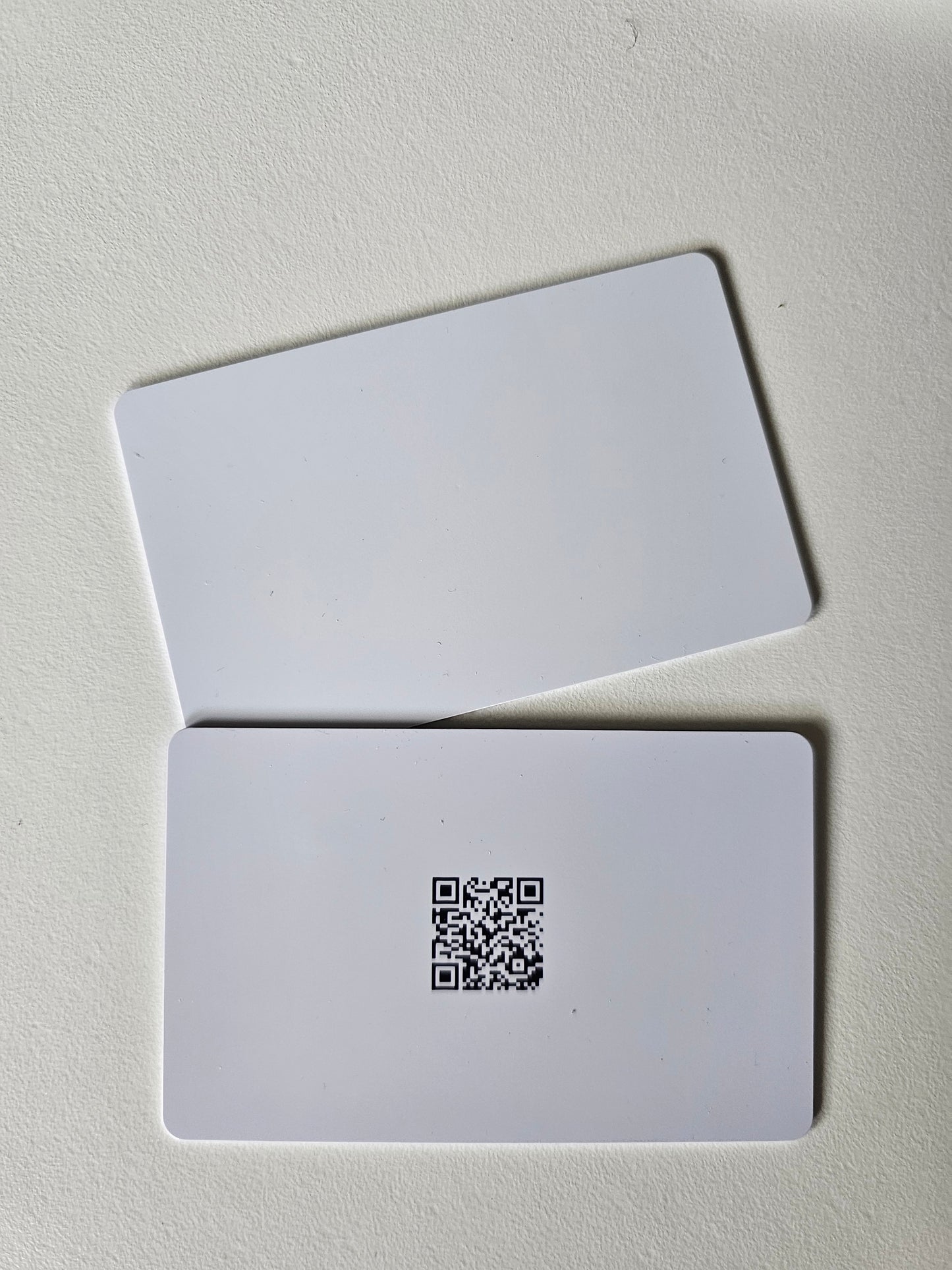 NFC business card with QR code