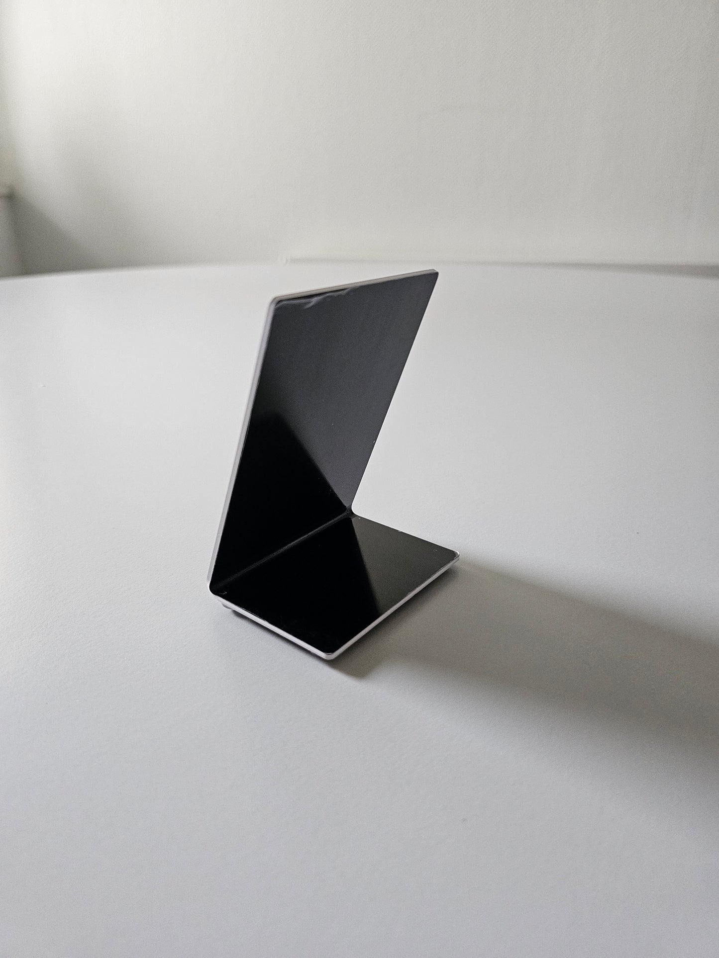 Tischaufsteller PVC klein schwarz