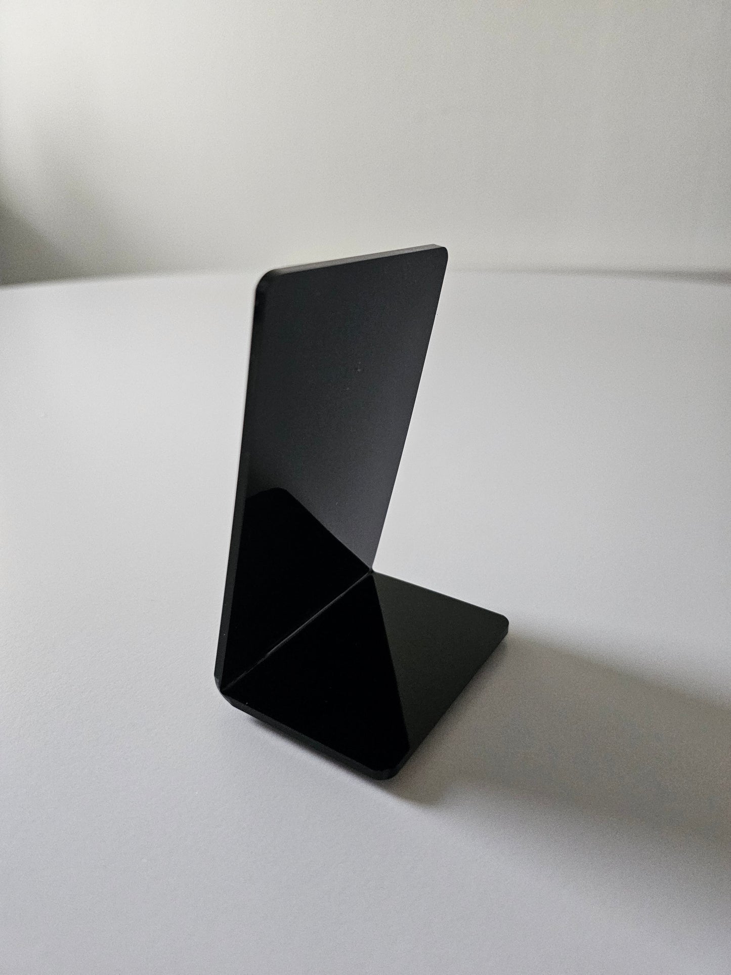 Tischaufsteller Acryl klein schwarz