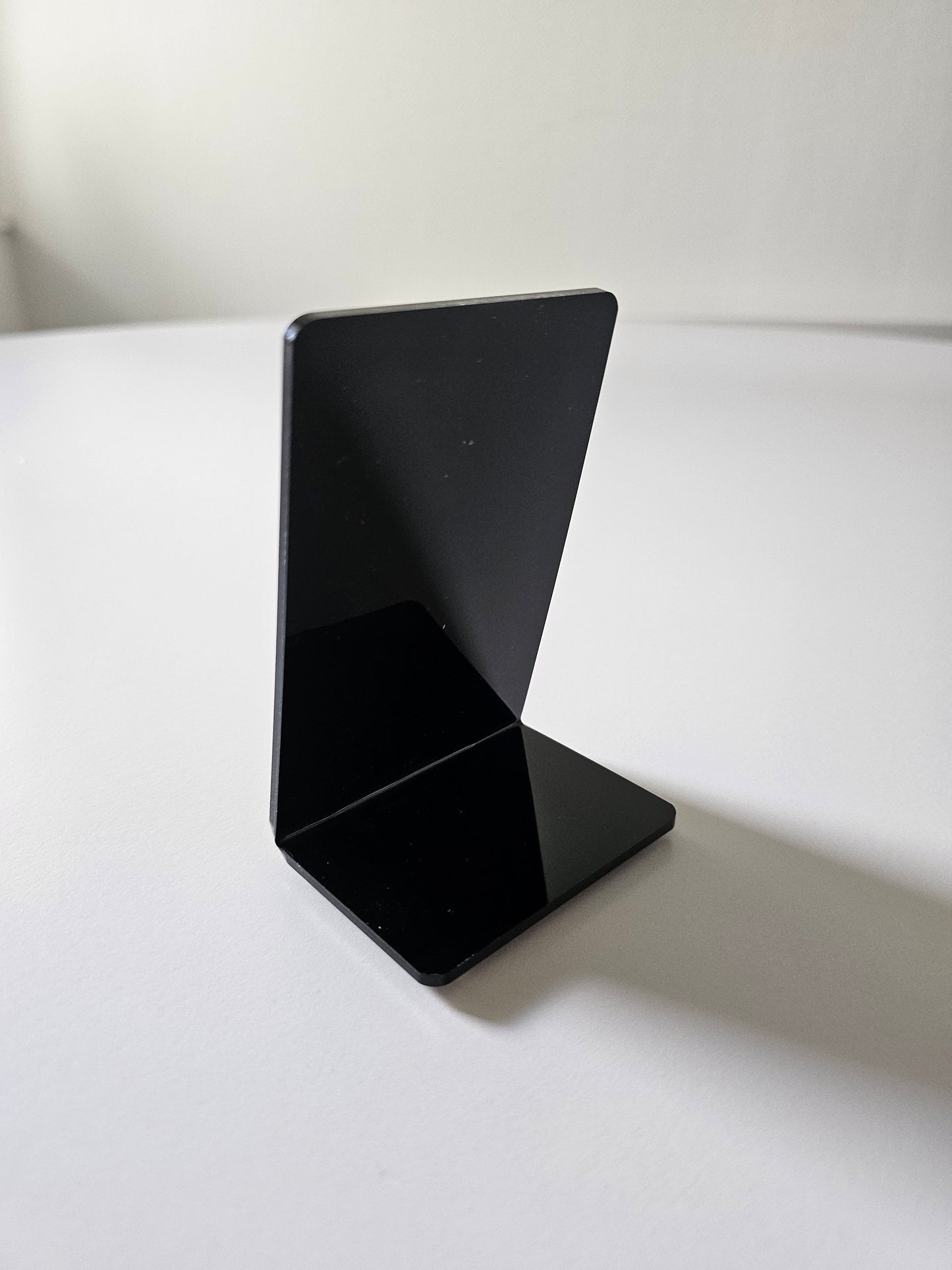 Tischaufsteller Acryl klein schwarz